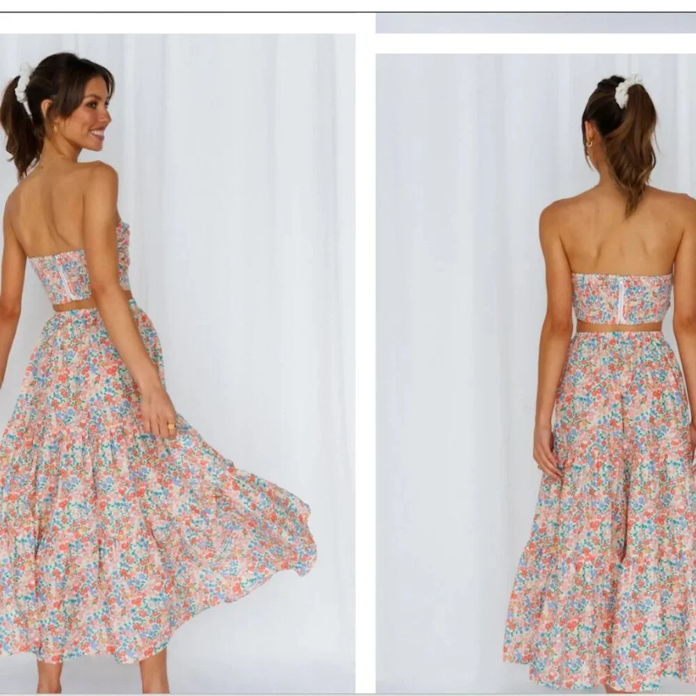 Hello Molly So Particular Maxi Skirt Set Small - Picture 4 of 10